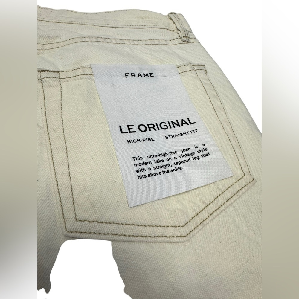 Frame le Original Jeans size   29 Ivory - NWT - Picture 5 of 9